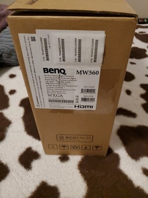 BenQ MW560 DLP WXGA 4000 ANSI HDMI 3D Built-In Speaker Projector White