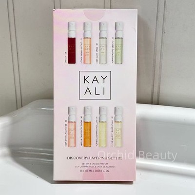 New KAYALI Discovery Perfume Layering Set Sample Spray 8X1.5 ml