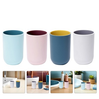 8 Pcs Creative Tooth Cup Mouthwash Cups Travel Bathroom Tumblers
