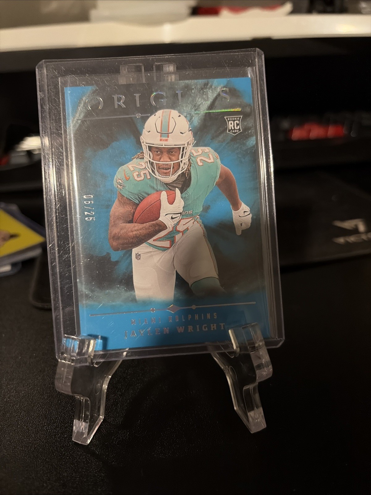 Jaylen Wright Panini Origins #115 Turquoise