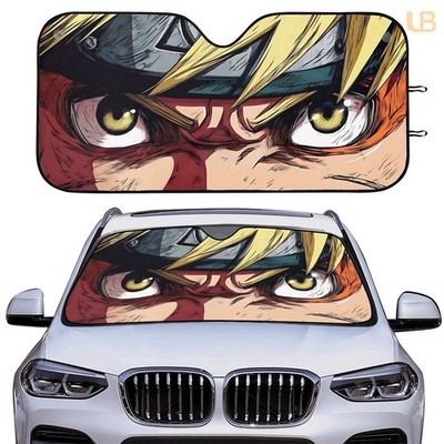 Sage Mode Eyes Car Sun Shield Windshield Cover Auto Visor UV Protector
