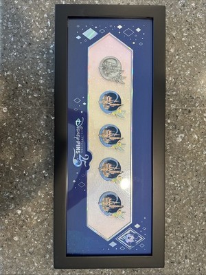 Disney Celebrating 25 Years of Pin Trading Progression Tinkerbell Frame Set