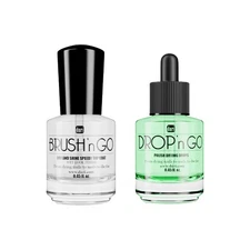 duri Brush’n Go Dry and Shine Speedy Top Coat and Drop'n Go Nail Polish Dryin...
