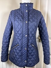 Brasher Women’s Light Quilted Jacket. Perfect Condition Size 10 Navy.  Lined