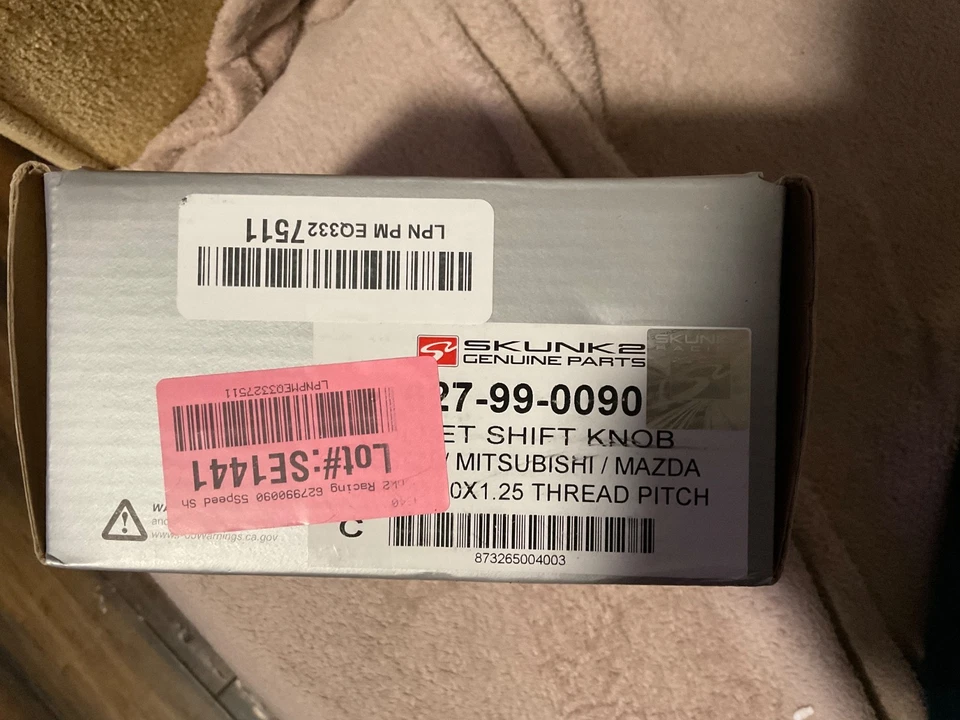 Perilla de cambio ponderada Skunk2 Billet 10x1,25 mm 5 velocidades para Nissan Mazda Mitsubishi Foto 2 de 3
