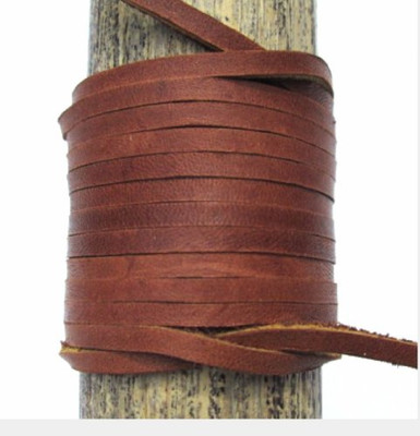 Lace Lacing Leather Topgrain Latigo Medium Saddle Brown 12 Feet 2 Pieces 