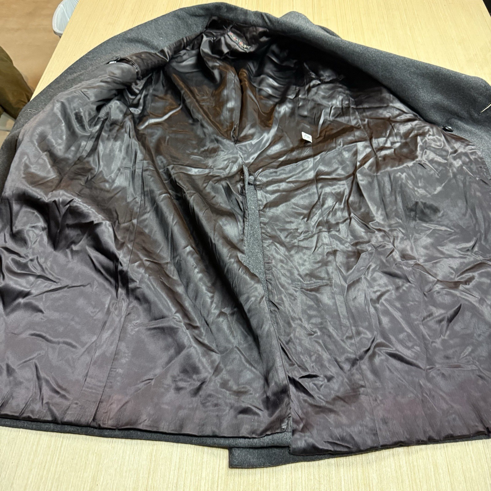 Yves Saint Laurent Cappotto Soprabito Lana Vintage M Cappotto Uomo Doppiopetto