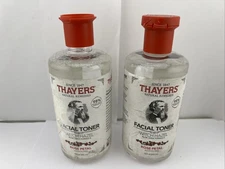Thayers Rose Petal Witch Hazel Facial Toner, Alcohol-Free *READ MORE* 12 oz 2 pk