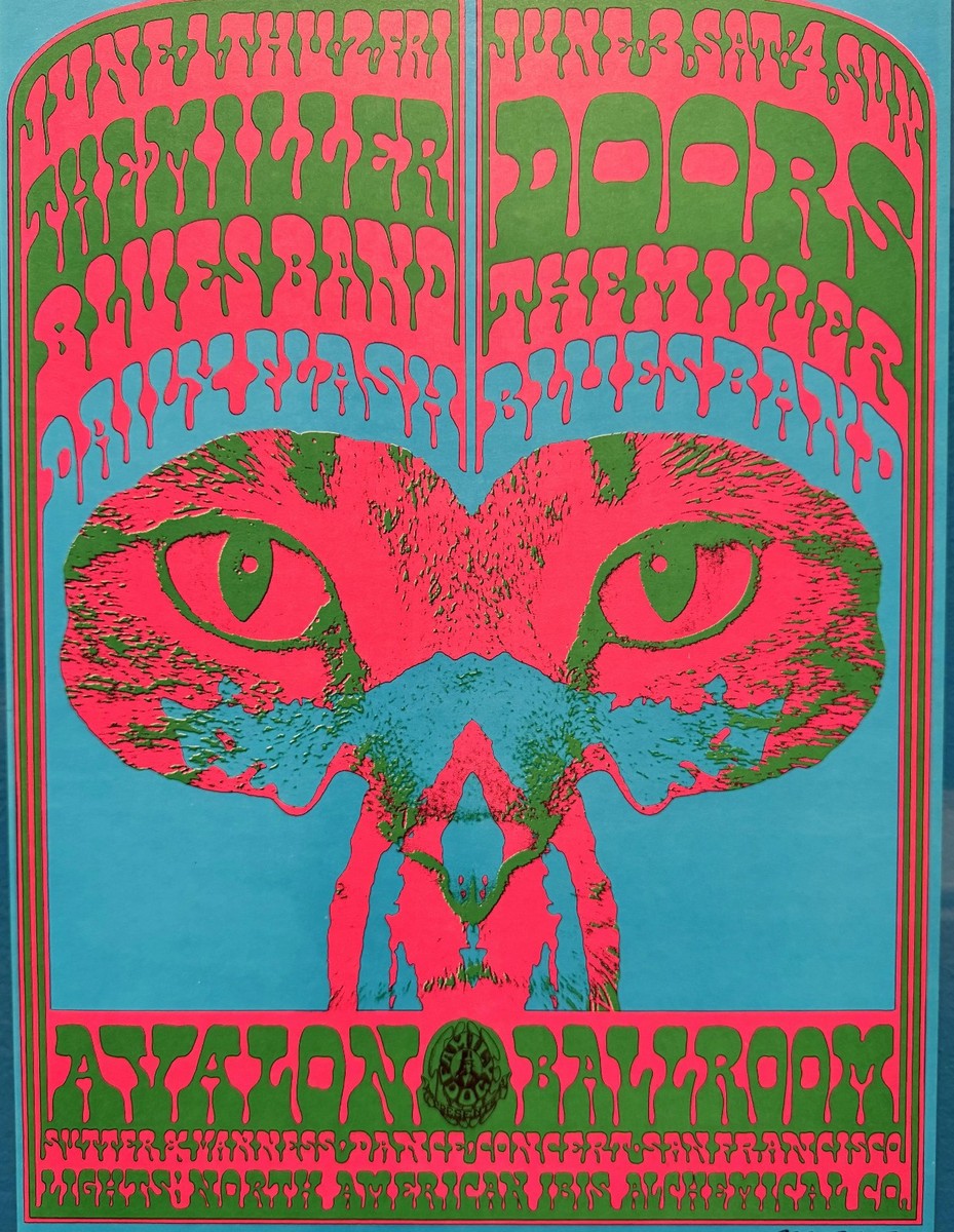 Psychedelic Rock Art Poster Prints Abstract Psychedelic Large Wall