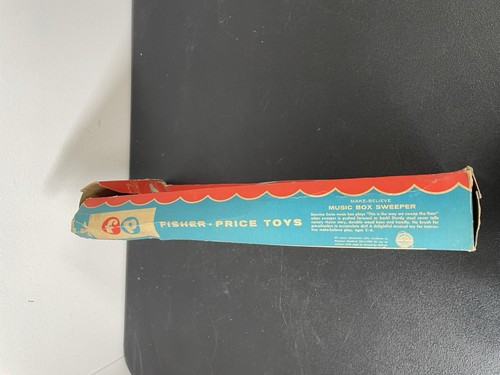 Vintage Fisher Price 'Music Box Sweeper' 1961 W/ Box NOS - Picture 6 of 15