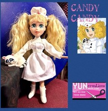 Candy Candy Muñeca ÚNICA Personalizada Hecha a Mano Coleccionista Arte Yuncreations Muñeca Anime