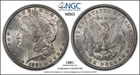 1881-P Morgan Silver Dollar NGC MS62