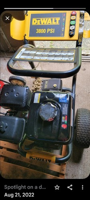 #ad DEWALT 3800 PSI Wheel Mounted Gas Pressure Washer $350.00