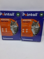 Pointail Addcool Broad-Spectrum Flea Tick Treatment for Cats 3 Doses Lot Of 2