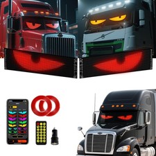 2PC Devil Eyes LED Lights for Car/Truck/SUV Windshield - 23.6"x4.71", App Contro