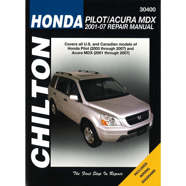 Honda Pilot Acura MDX 2001-2007 USA US Kanada Import Reparaturanleitung Chilton-image