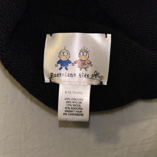 Portolano Kids Cashmere Beanie With Gold Heart - Picture 3 of 3