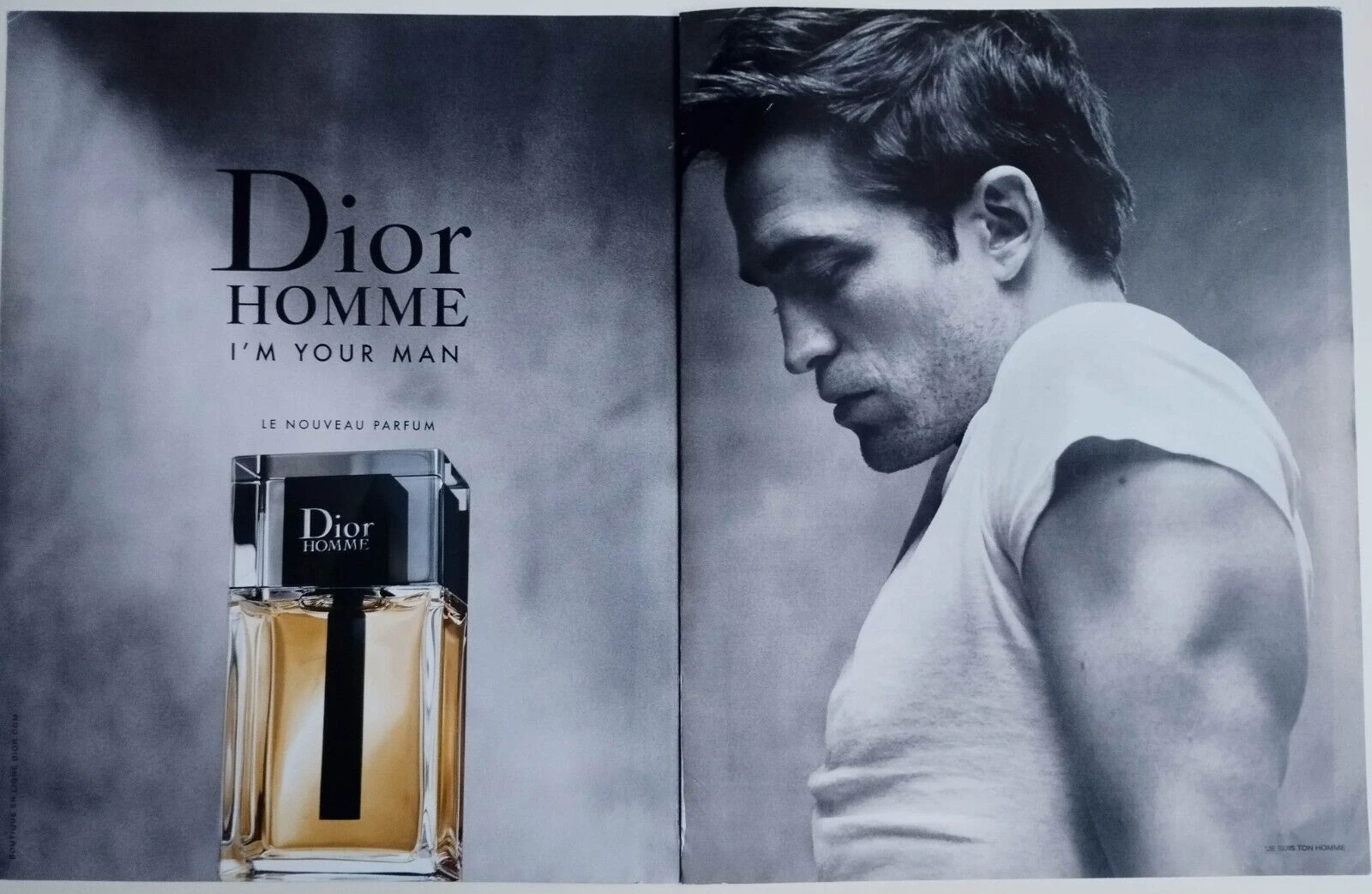 Publicité ancienne imprimée Dior Homme !! 