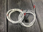 X2 DYNAMO WIRES VINTAGE BIKE BICYCLE DYNAMO LIGHT WIRE QTY2 59 INCH LONG NOS NEW