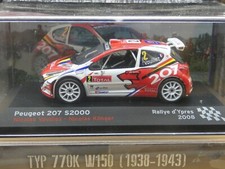 PEUGEOT 207 S2000 Rally D'Ypres 2008 1/43éme IXO Neuf Boite D'Origine