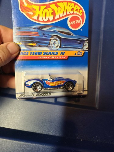 Hot Wheels #727 Shelby Cobra 427 S/C Race Team Series IV Car 3 of 4 - Picture 3 of 4