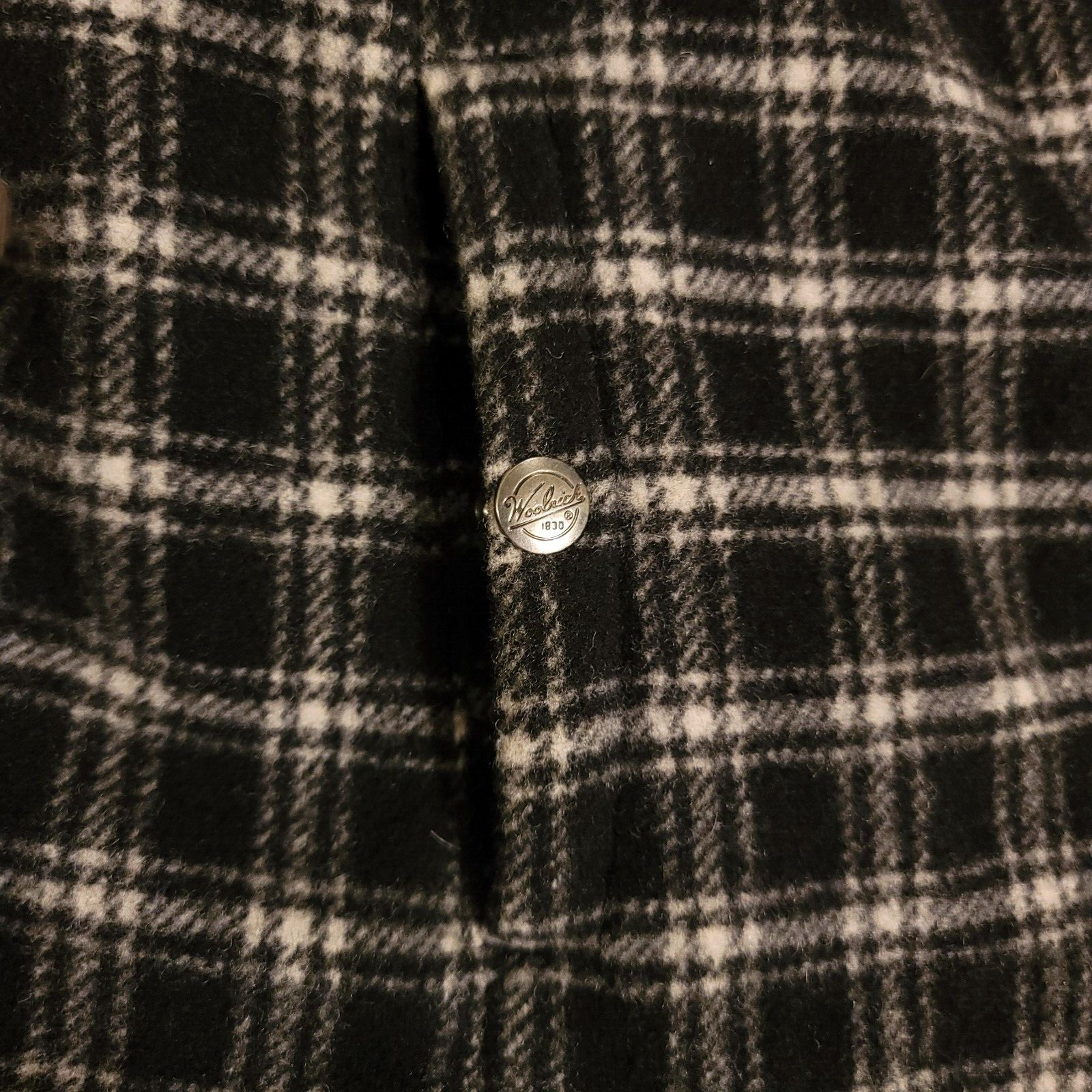 WOOLRICH Womens Size Small Buffalo Plaid Wool Sherpa Lined Vest Gilet Checks image 2
