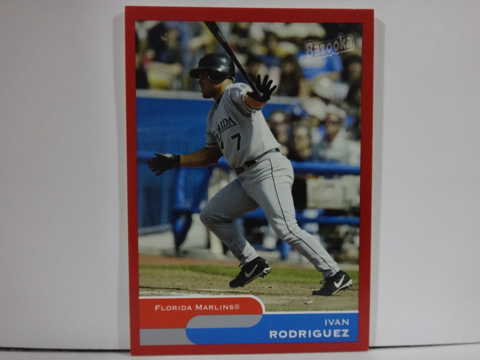 2004 Topps Bazooka Red Chunks Ivan Rodriguez #111 HOF