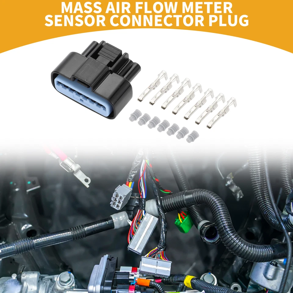 Enchufe conector sensor medidor de flujo de aire de masa de 7 pines para Dodge Stratus No.MD33661 Foto 2 de 4