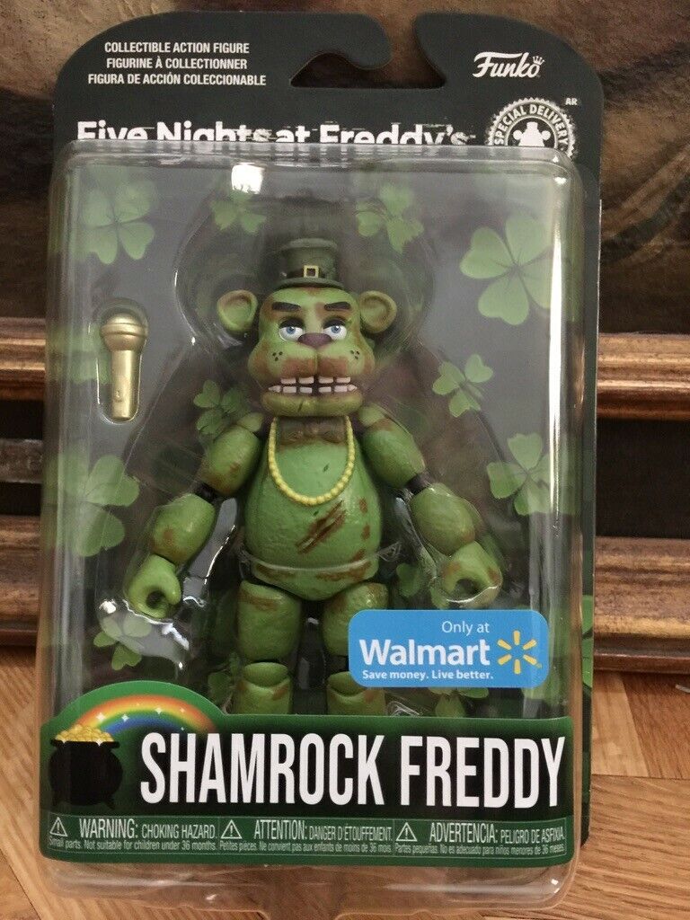 Funko Five Nights at Freddy's Shamrock Freddy Action Figure Plush (Shamrock  Freddy Figure)