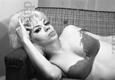 1950s Negative-sexy blonde pinup girl Kitty Lynn-cheesecake t451336