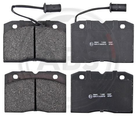 36840 A.B.S. Brake Pad Set, disc brake for ALFA ROMEO,IVECO,RENAULT,RENAULT TRUC