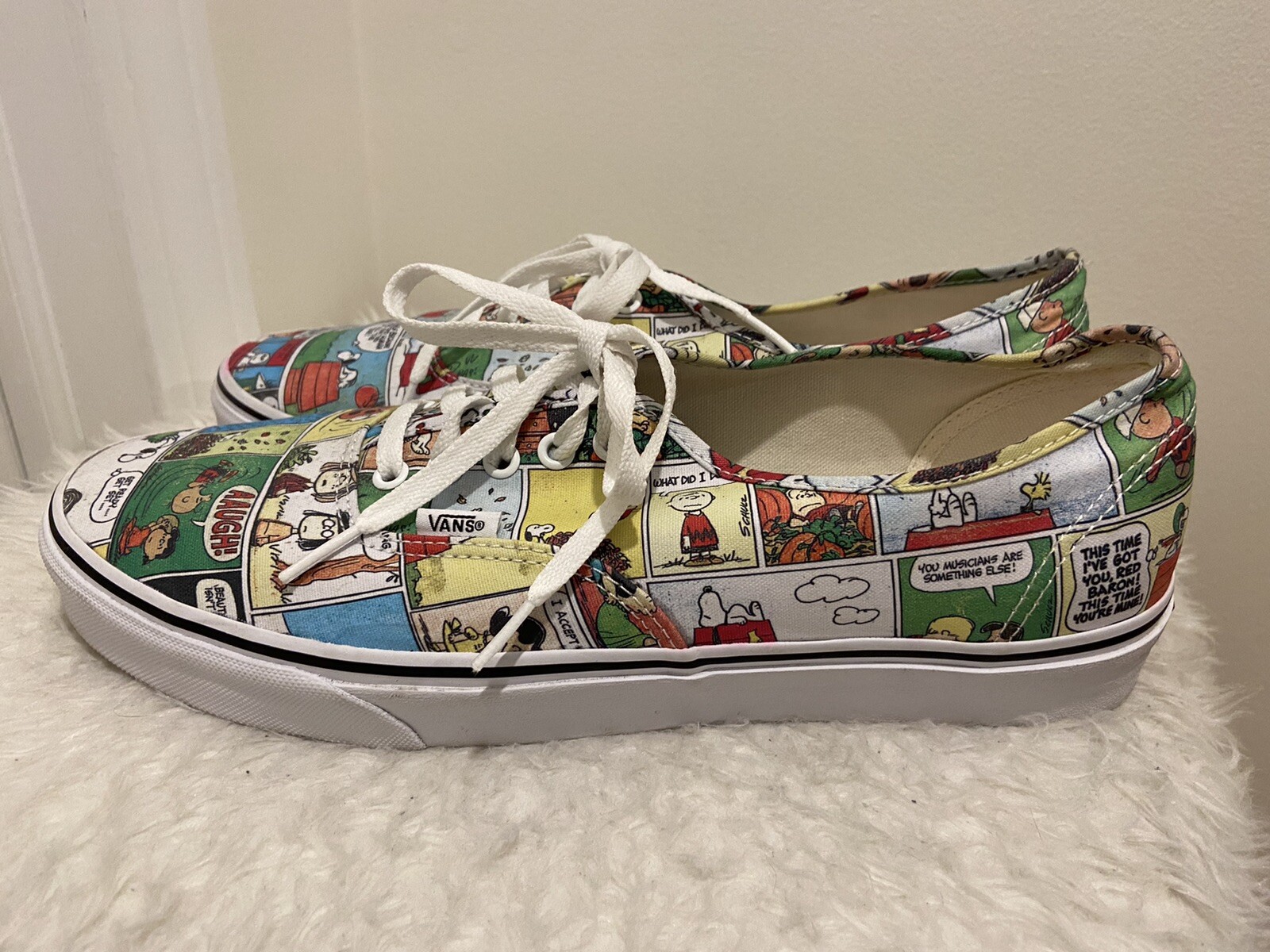 vans peanuts charlie brown