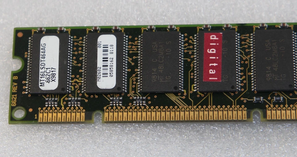 32 MB RAM MEMORY Micron MT16LSDT464AG-662C1 X9817 Desktop USED MODULE Rebuild - Image 3 of 4