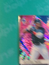 2021 Chronicles Phoenix Cristian Pache RC Pink Pulsar Prizm! #23 Atlanta Braves!