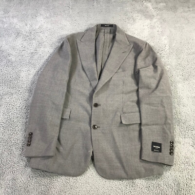 New TODD SNYDER Blazer Mens 38 S Glazer Italy Peak Lapel Hopsack Sport Coat $698