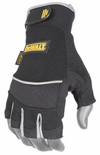 DeWalt DPG230XL Technicians Fingerless Synthetic Leather Glove, X-Large