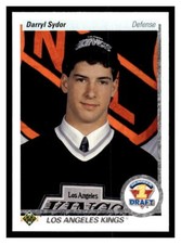 1990 Upper Deck #358 Darryl Sydor - Los Angeles Kings FRDP, RC
