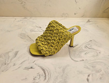 New Bottega Veneta 'Textured' Sandal Pear Womens 6.5 US 36.5 Eur. MSRP 1650