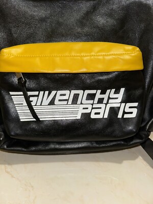 Givenchy Black Yellow Leather Backpack | eBay display picture 2
