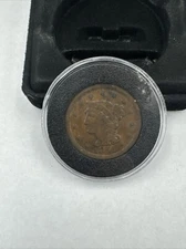 1851 1C Braided Hair Large Cent in Choice XF Condition Nice