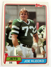 1981 Topps Football #47 Joe Klecko - New York Jets