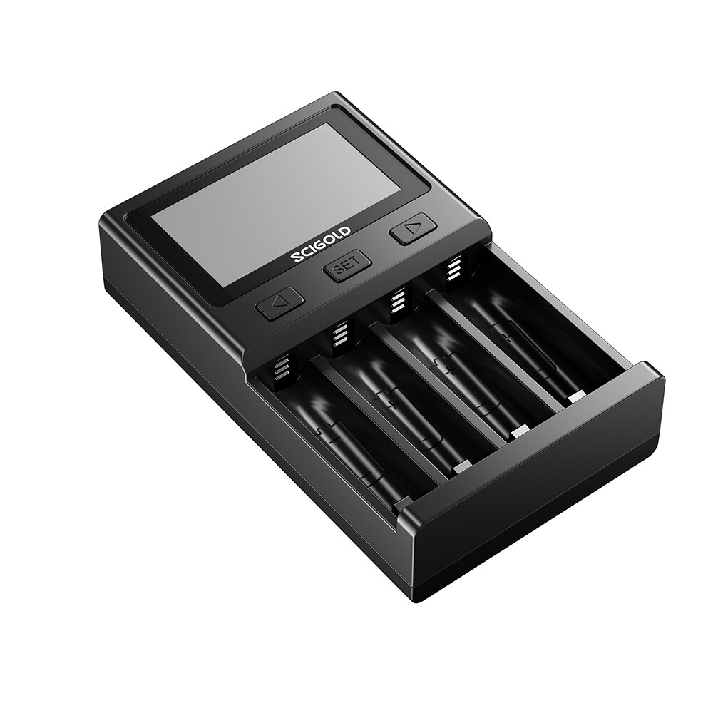 Scigold 4 Slot Battery Charger 404 For AA AAA Ni-Zn&Ni-MH
