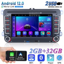 For VW Volkswagen Passat GOLF V VI Android 12 Carplay Car Stereo Radio GPS FM BT