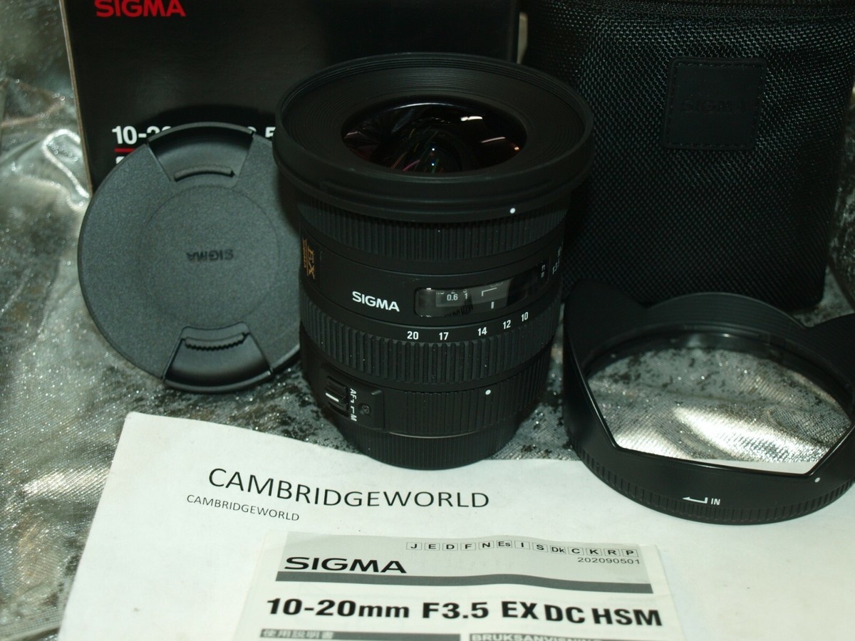 SIGMA - ■ほぼ新品■10-20mm F3.5 EX DC HSM 202545 Amazon.com : Sigma 10-20mm f/3.5 EX DC HSM ELD SLD