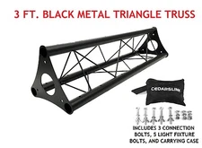 3' Wide Triangular Trussing Mobile DJ Lighting Bolt Truss System Triangles  