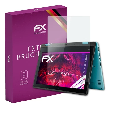 atFoliX Glasfolie für Acer Spin 1 SP111-31 11,6 inch Panzerfolie 9H Schutzpanzer