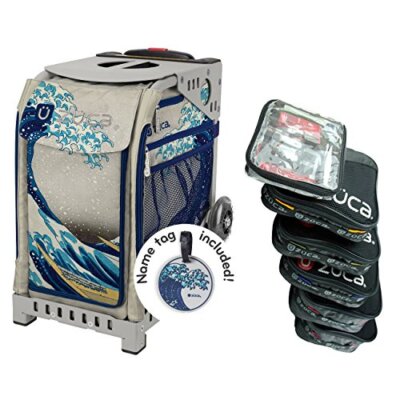 Zuca Great Wave Sport Insert Bag with Gray Frame and Special Set of 5 Packing Po