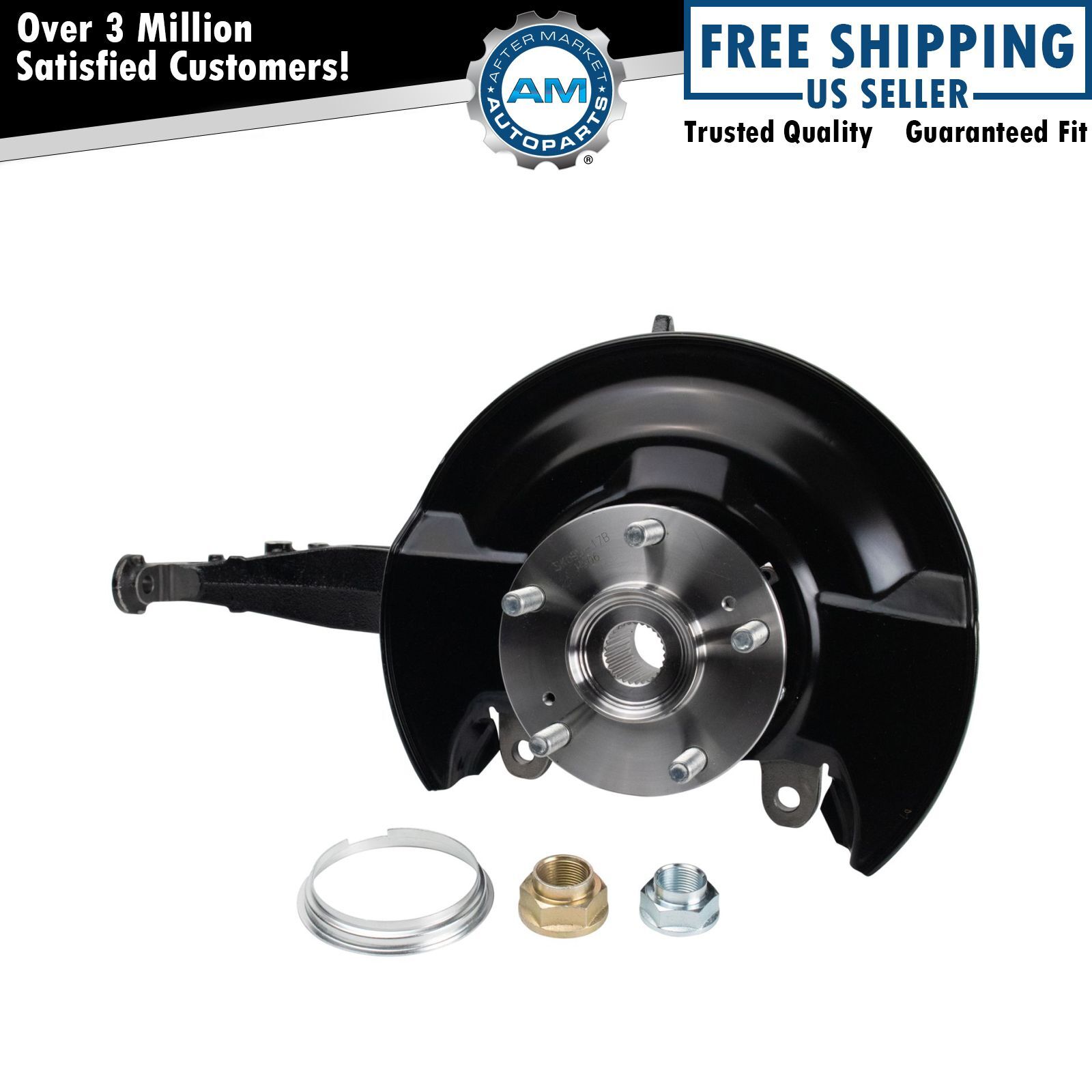 Complete Wheel Hub Bearing & Steering Knuckle Assembly LH for Accord 2