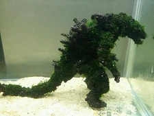 Living aquatic artmonster Moss ornament for aquariums fish tanks Mosszilla 