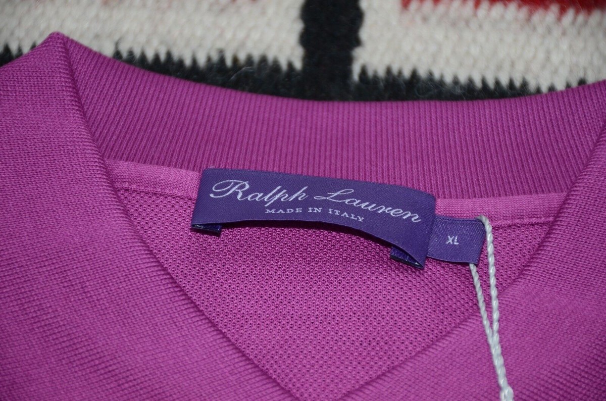 Ralph Lauren Purple Label Made in Italy 100% Cotton Pony Ralph Lauren Purple Label Made in Italy 100% Cotton Pony
